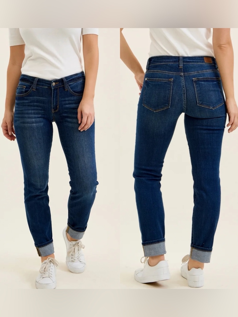 Judy Blue Kimberly Dark Wash Straight Fit Jeans Straight Leg Size 9/29